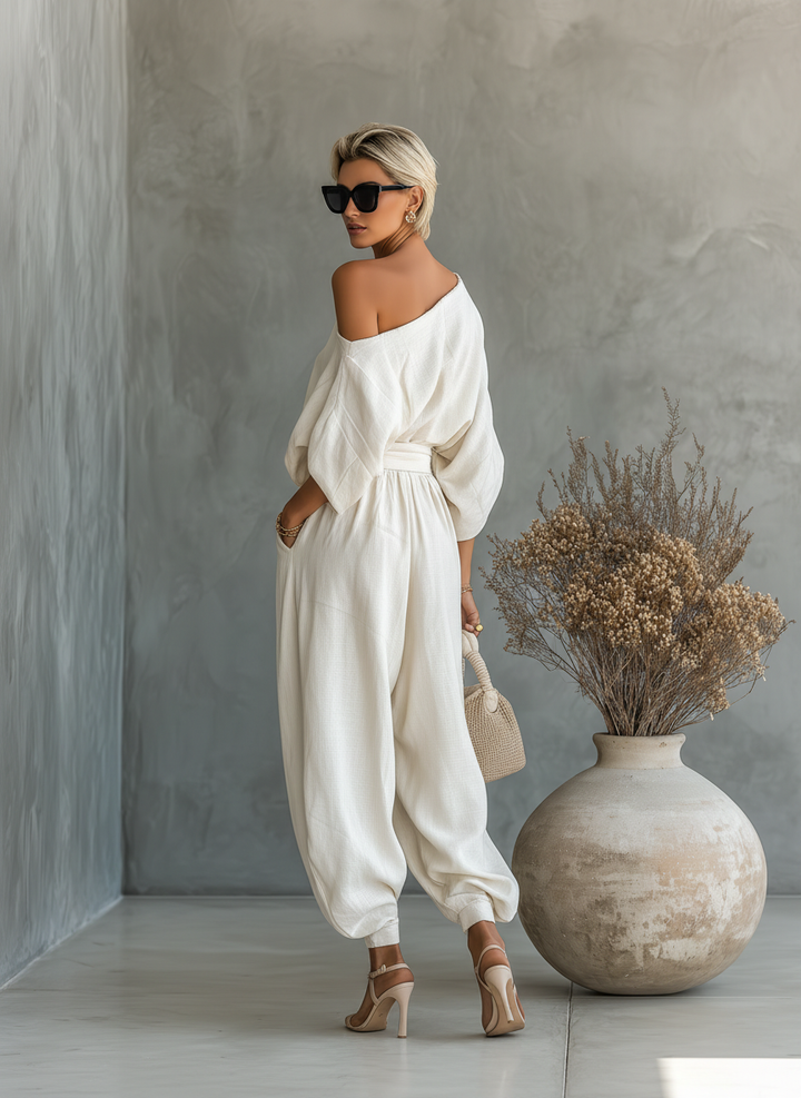 Sienna | Off Shoulder Tapered Set