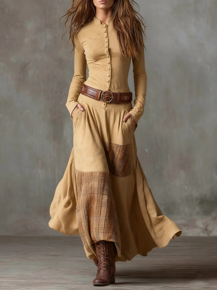 Sarah | Patchwork Dress