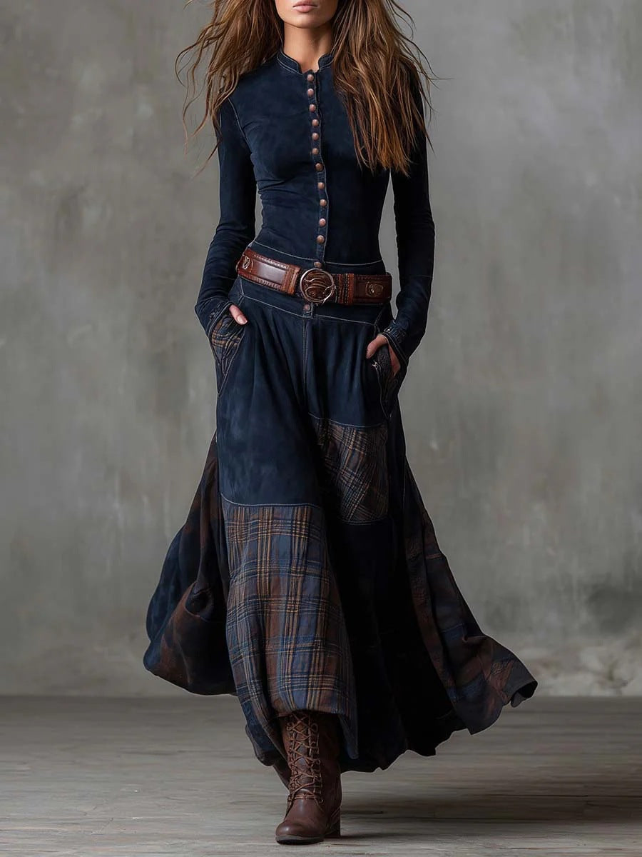 Sarah | Patchwork Dress