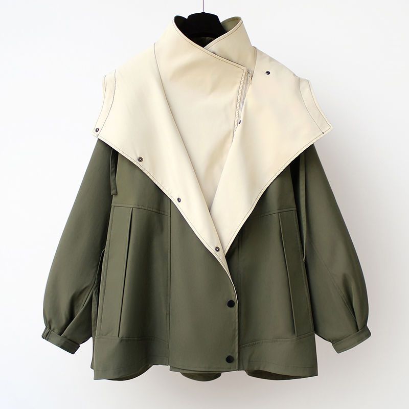 Olive | Elegant Windbreaker Trench