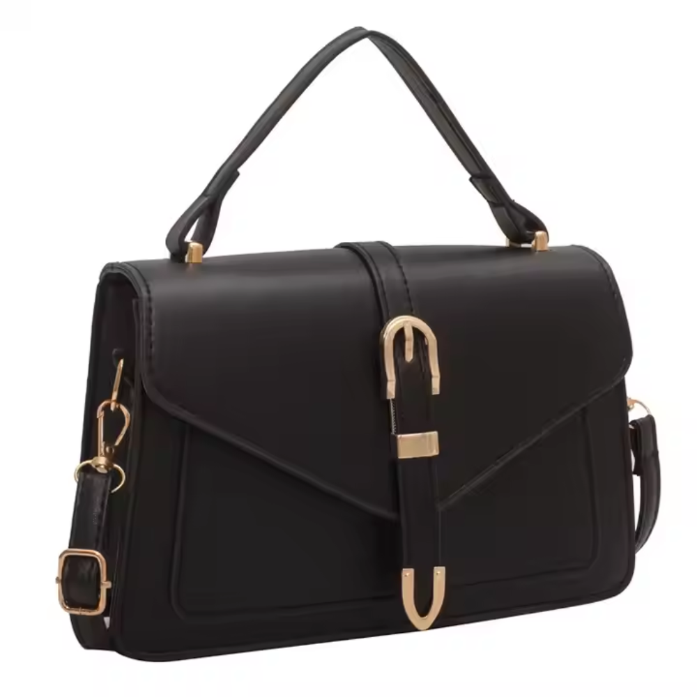 Isla | Structured Leather Crossbody Bag