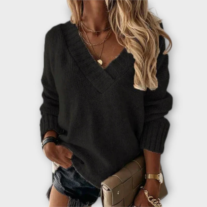 Jane | Cosy V-Neck Jumper