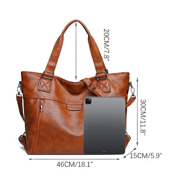 Retro Shoulder Tote Bag | Stylish and Functional Design