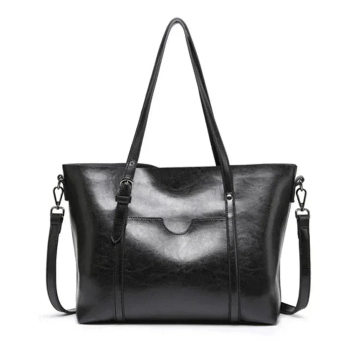 Megan | Leather Convertible Tote Crossbody Bag