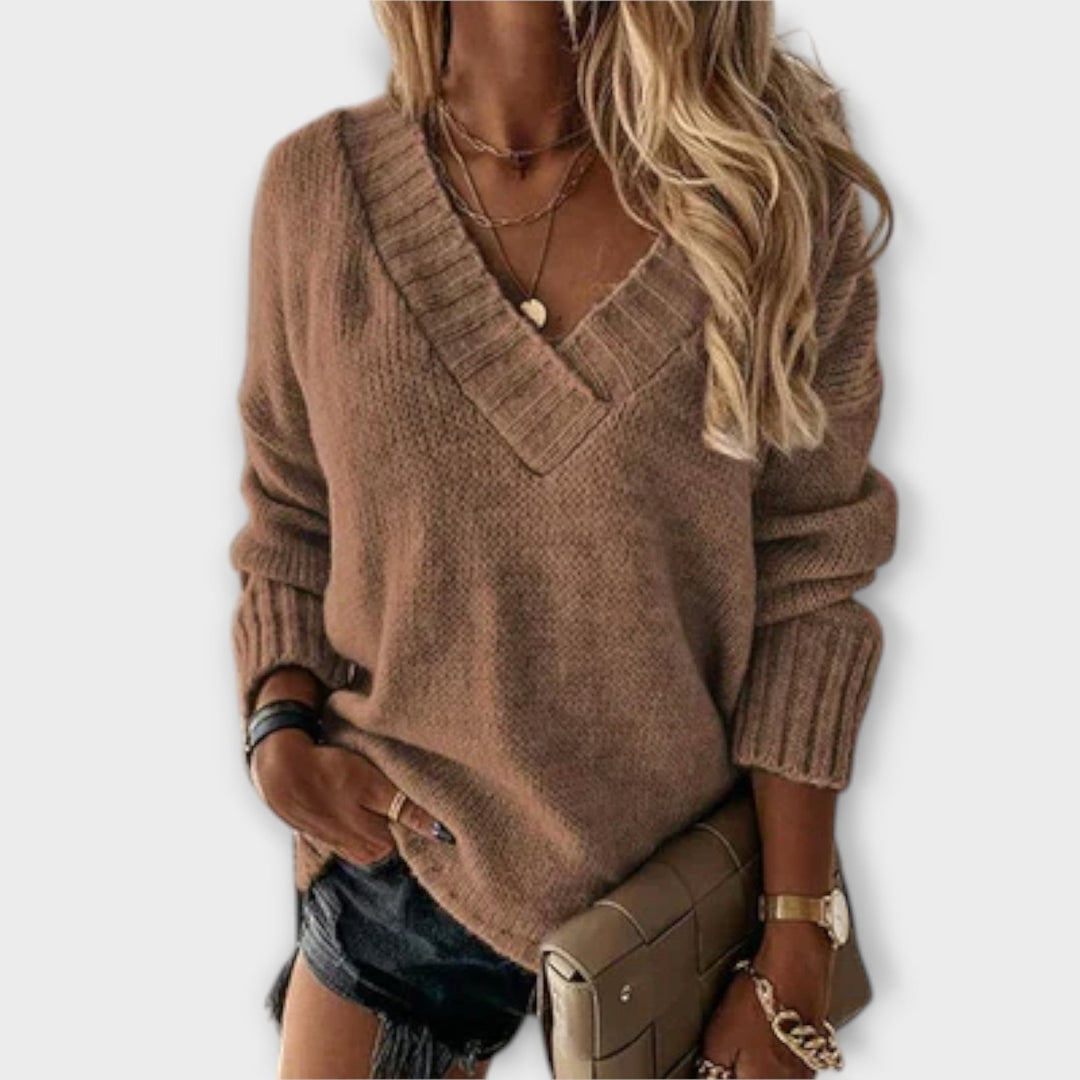 Jane | Cosy V-Neck Jumper