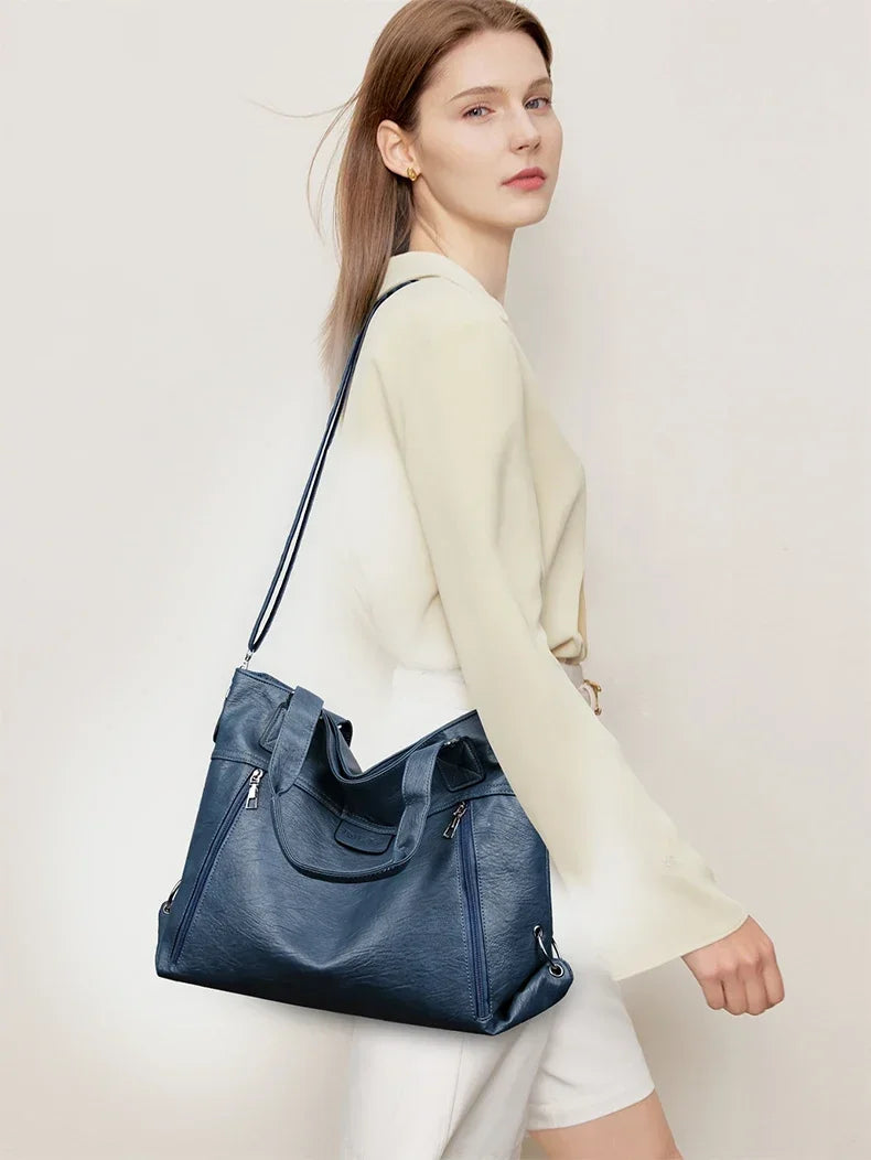 Retro Shoulder Tote Bag | Stylish and Functional Design