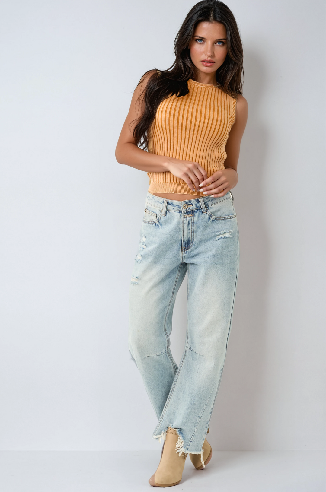 Liora | Light Denim | Wide Legs