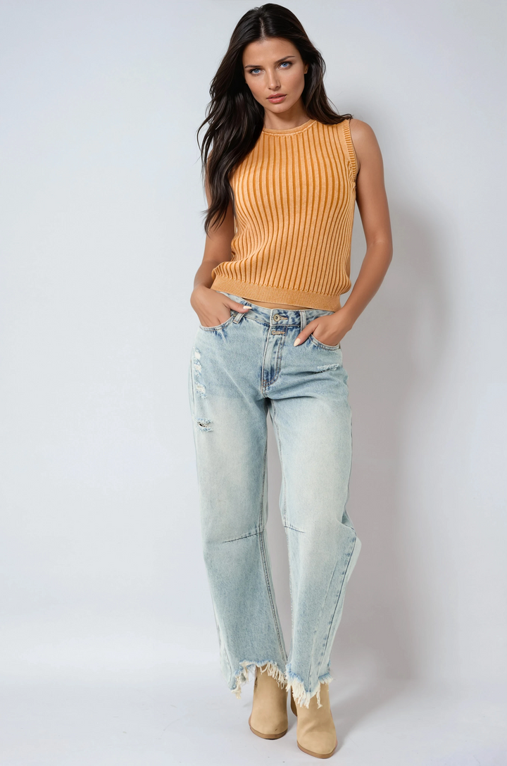 Liora | Light Denim | Wide Legs