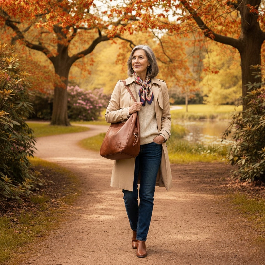 Vintage Leather Handbag | Classic Style | Timeless Elegance