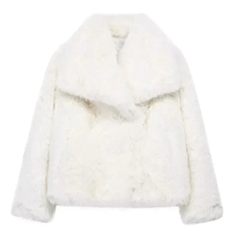 Charnotte | Women's Chic Faux Fur Winter Jacket