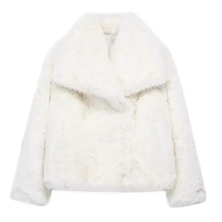 Charnotte | Women's Chic Faux Fur Winter Jacket