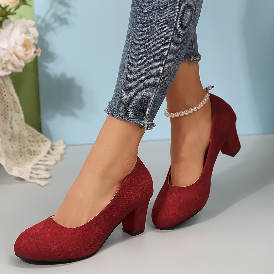 LaureEase | Wide Toe Comfort Heels
