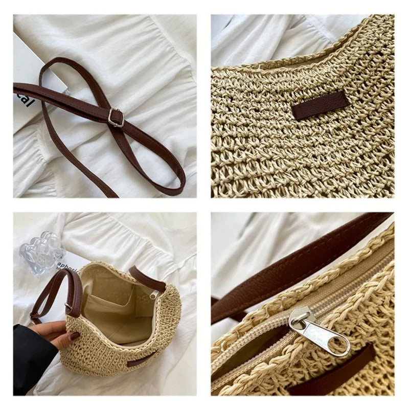 Woven Shoulder Bag | Stylish and Versatile Accessory