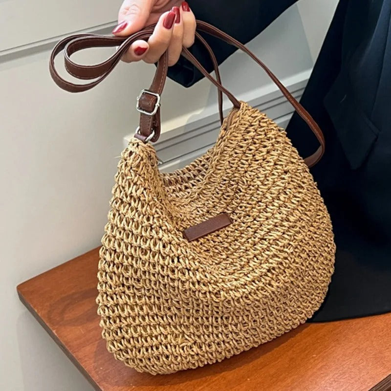 Woven Shoulder Bag | Stylish and Versatile Accessory