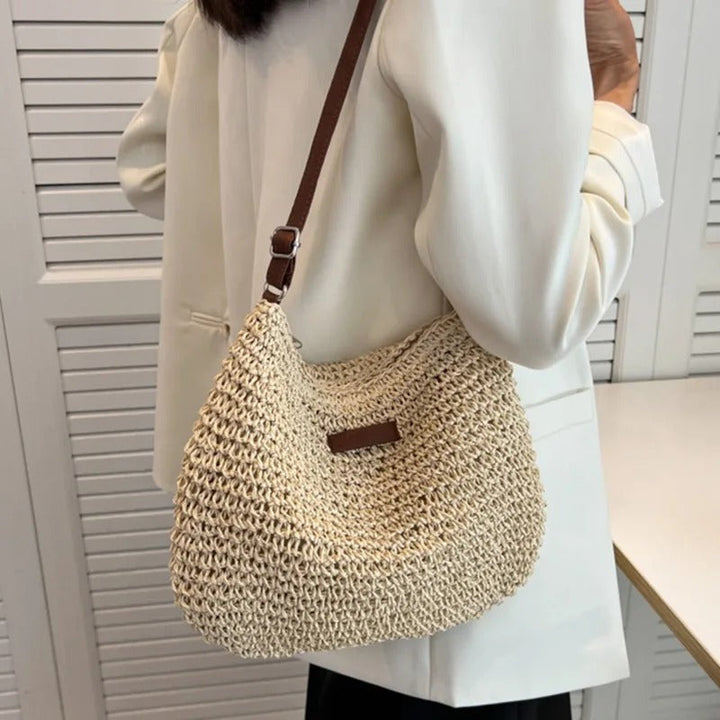 Woven Shoulder Bag | Stylish and Versatile Accessory