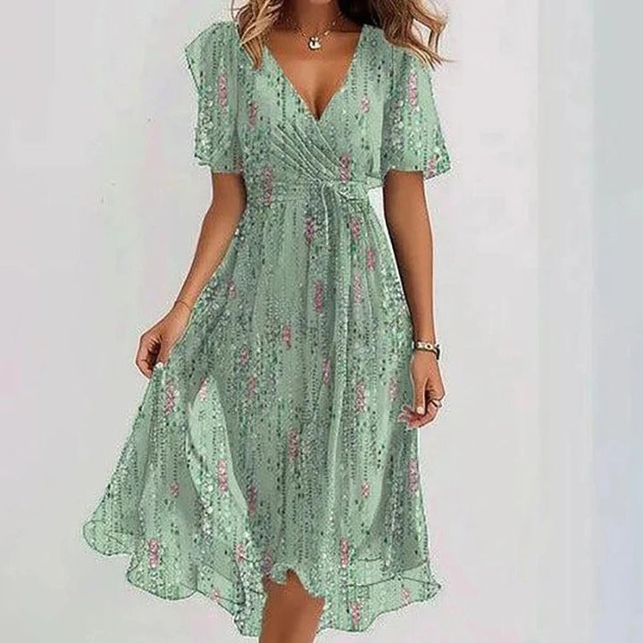 Yara | Elegant Colourful Dress