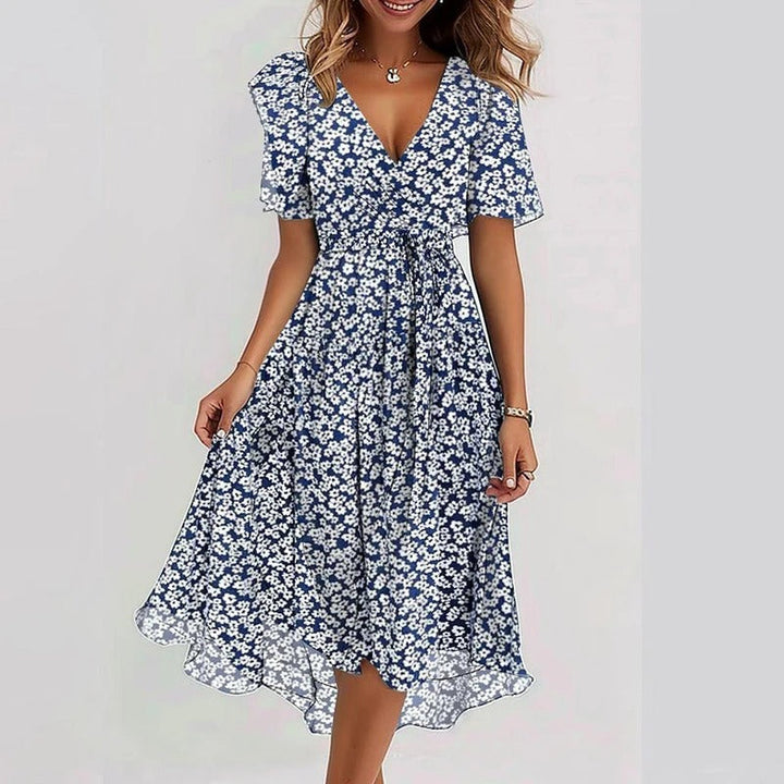 Yara | Elegant Colourful Dress