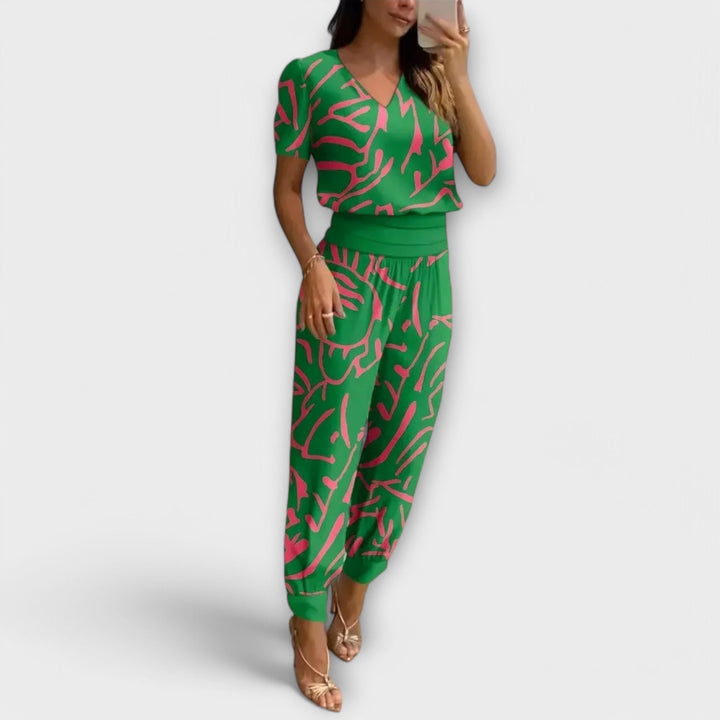 Irmelin | Elegant Set with Top and Trousers