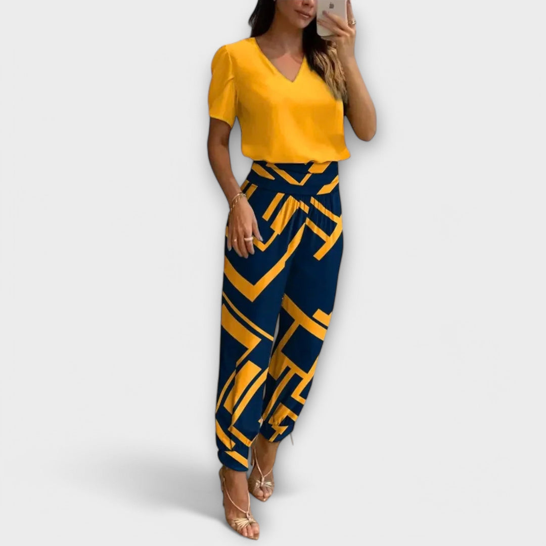 Irmelin | Elegant Set with Top and Trousers