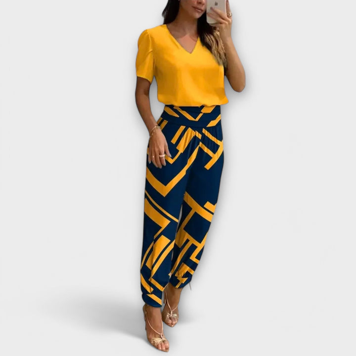 Irmelin | Elegant Set with Top and Trousers