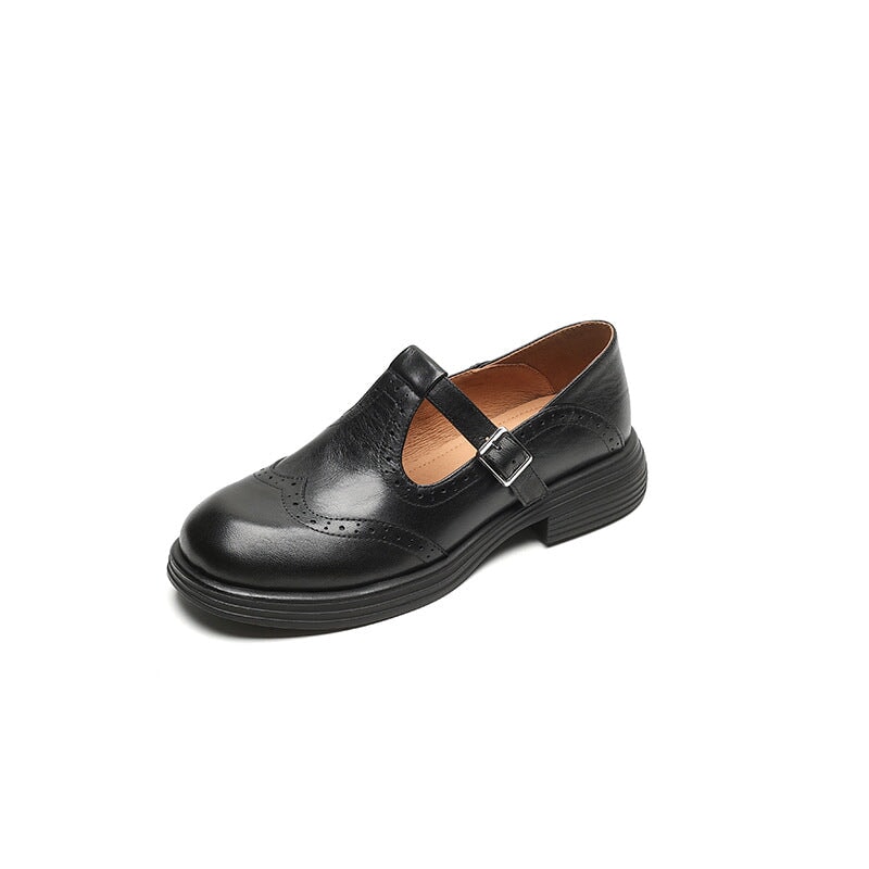 Risla | Leather Mary Janes
