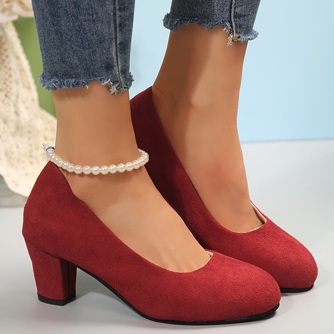 LaureEase | Wide Toe Comfort Heels