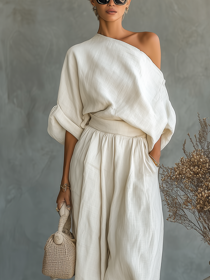 Sienna | Off Shoulder Tapered Set