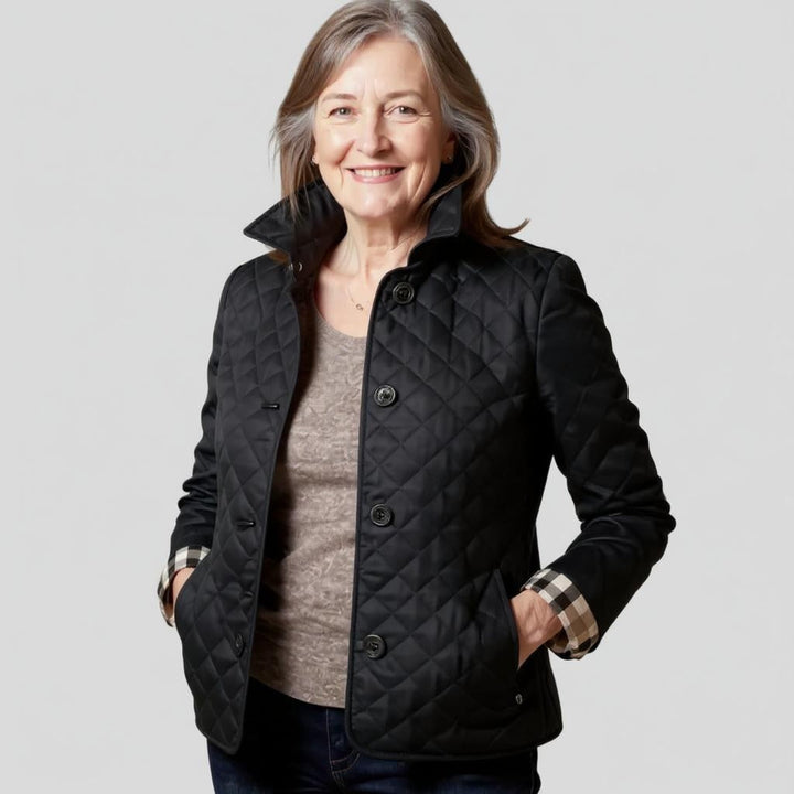Hailey | Casual Quilted Jacket with Turned Down Collar