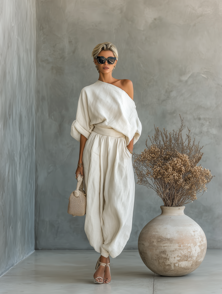 Sienna | Off Shoulder Tapered Set