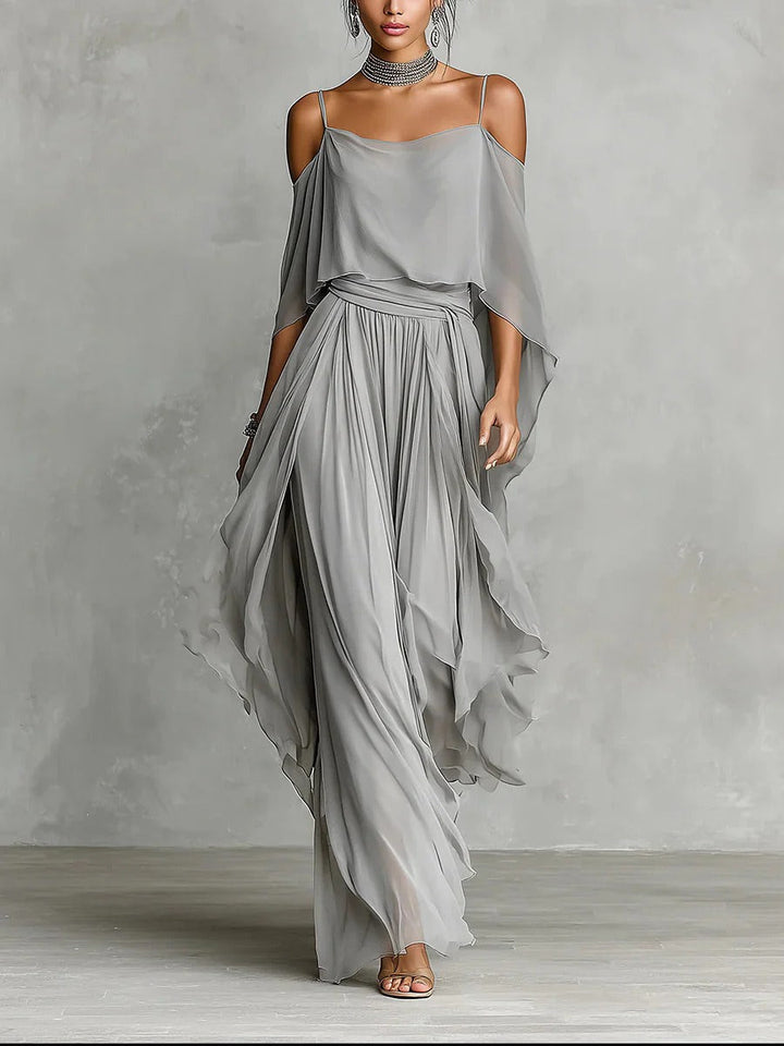 Isabella | Two-Piece Chiffon Set