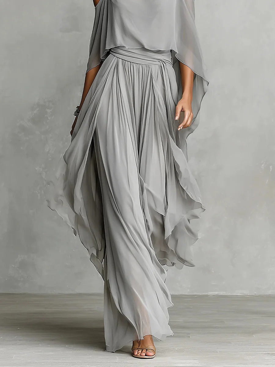 Isabella | Two-Piece Chiffon Set