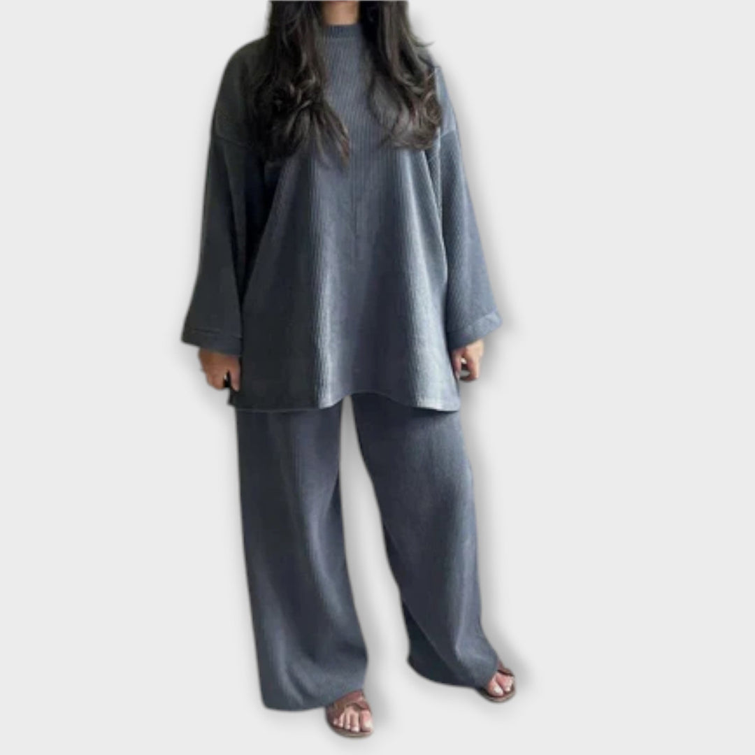 Ingrid | Plus Size Set | Ribbed Style