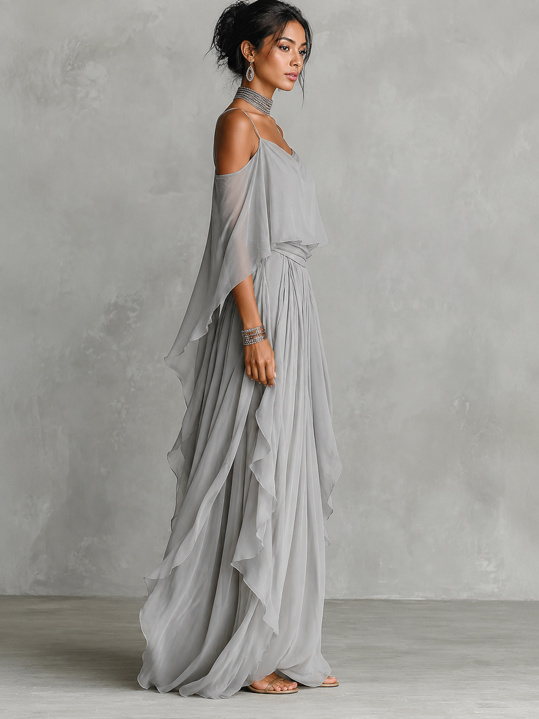 Isabella | Two-Piece Chiffon Set