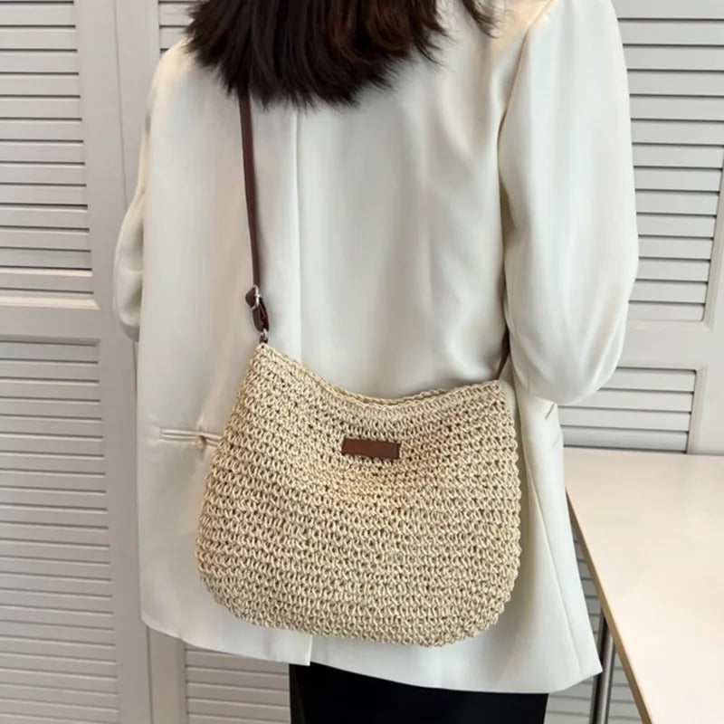 Woven Shoulder Bag | Stylish and Versatile Accessory