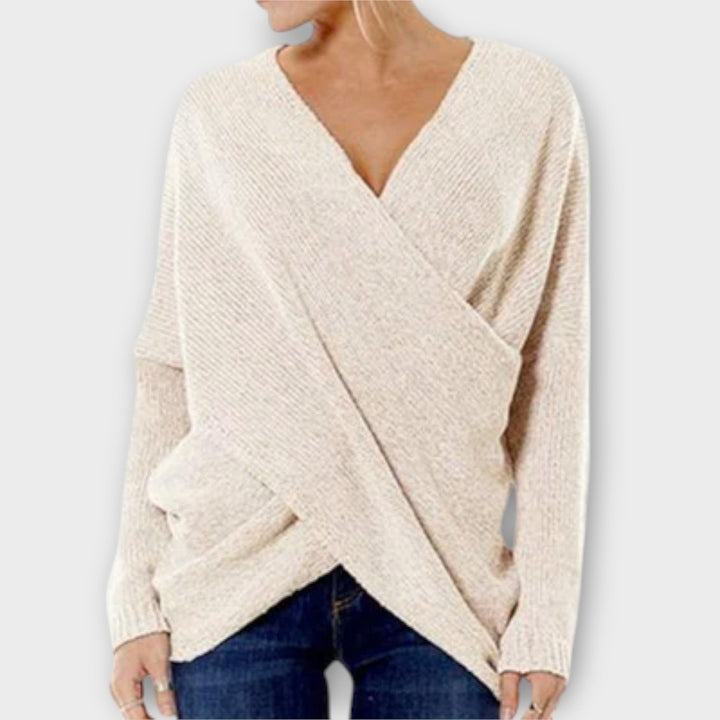 Heidi | Crossed Sweater