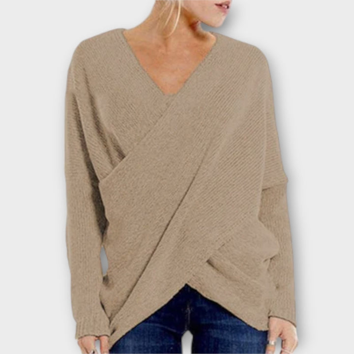 Heidi | Crossed Sweater