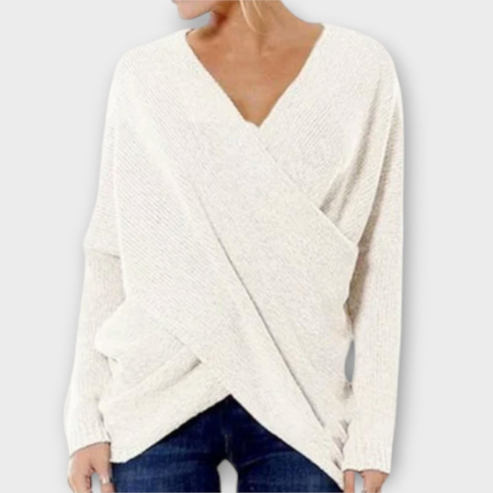 Heidi | Crossed Sweater